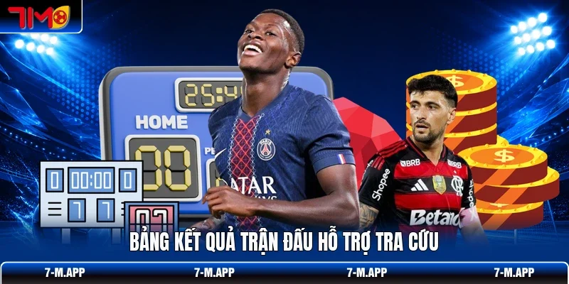 Bảng kết quả trận đấu hỗ trợ tra cứu