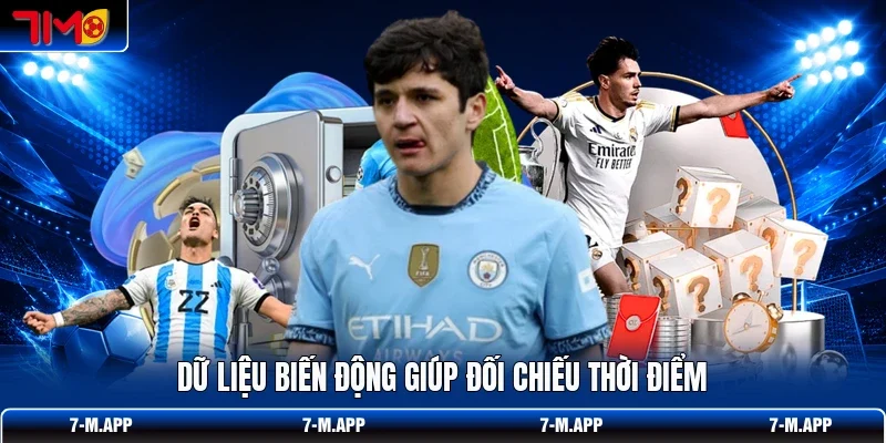 Dữ liệu biến động giúp đối chiếu thời điểm