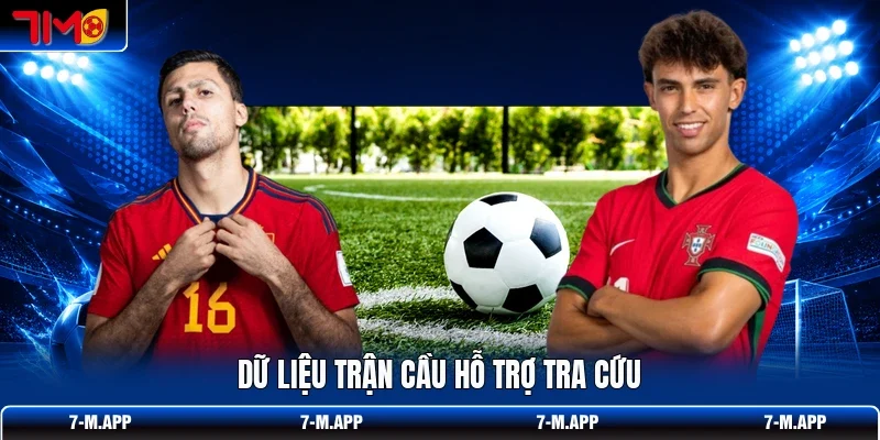 Dữ liệu trận cầu hỗ trợ tra cứu