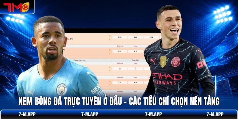 Xem Bóng Đá Trực Tuyến Ở Đâu - Các Tiêu Chí Chọn Nền Tảng